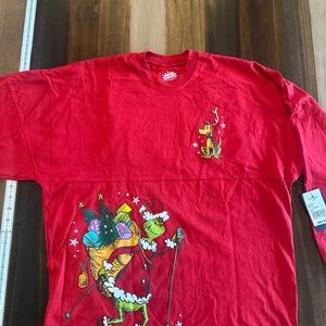Universal Red Grinch Graphic Long Sleeve Shirt